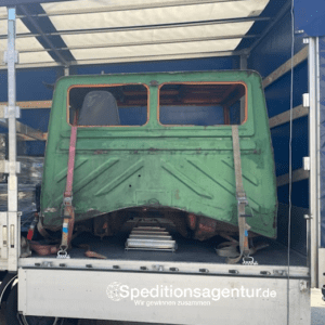Transport Unimog Fahrerhaus von Sinsheim nach Dessau