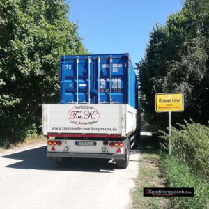 Transport von Geestland nach Borrentin - Container