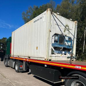 Kühlcontainertransport von Wester-Ohrstedt nach Bürgen