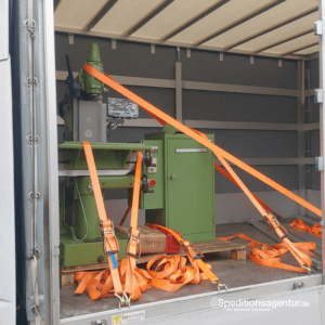 Transport einer Maschine von Bamberg nach Heimersheim