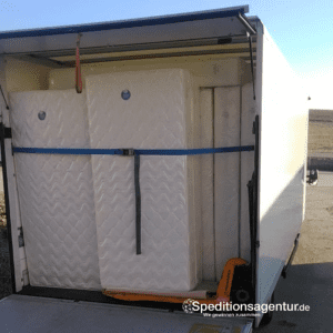 Transport Matratzen von Reisbach nach Dachau