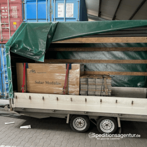 Transport Solarmodule Alverskirchen - Meerbusch