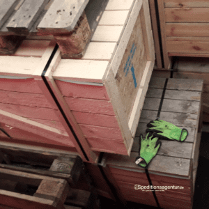 Transport Holzcases Cham - Hamburg