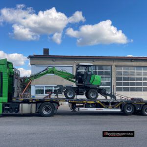 Transport von Aalen nach Marloffstein - Bagger Hansa APZ