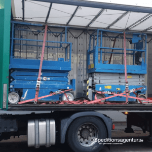 Transport Scherenarbeitsbühnen von Dillingen nach Crailsheim