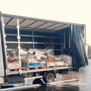Transport Dautphetal - Apensen, Absauganlage