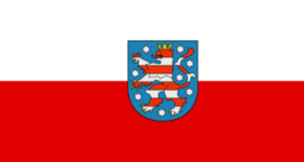 Thüringen Karte